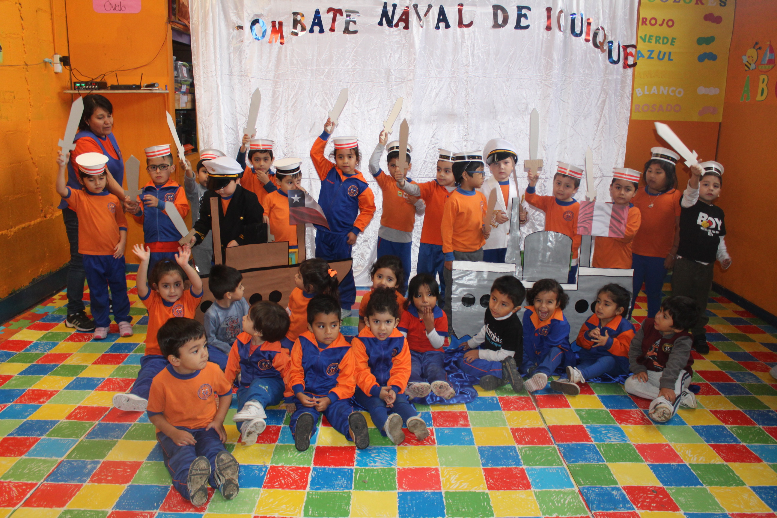 21 De Mayo Recreando El Combate Naval De Iquique Jardin Infantil